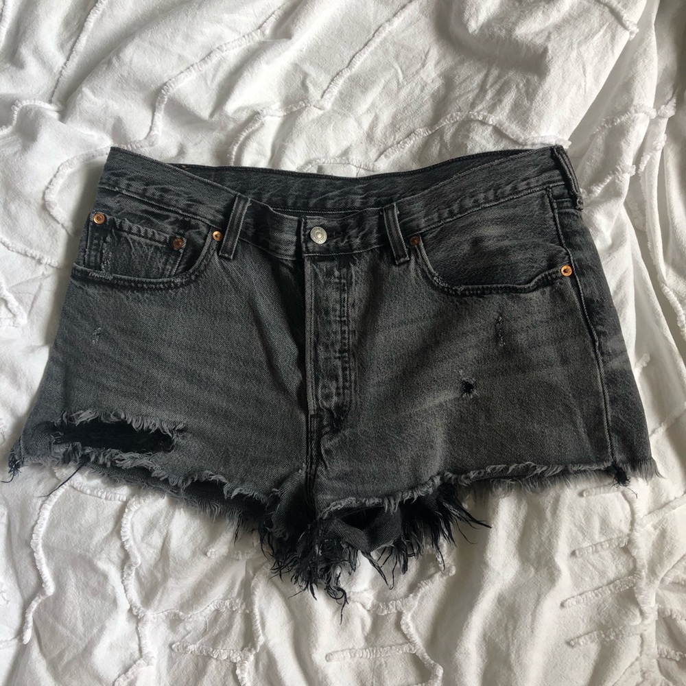 Levi’s Gray Denim Shorts
